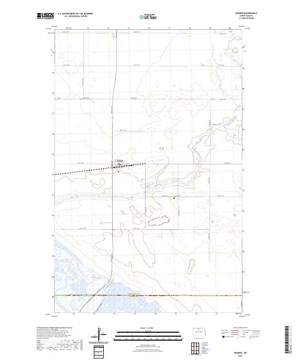 USGS Topographic Map – Kramer