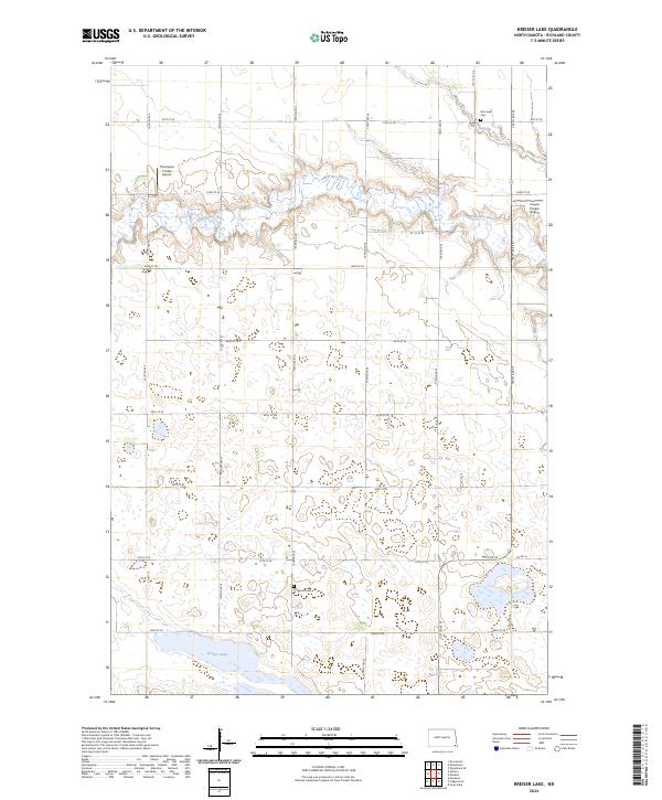 USGS Topographic Map – Kreiser Lake