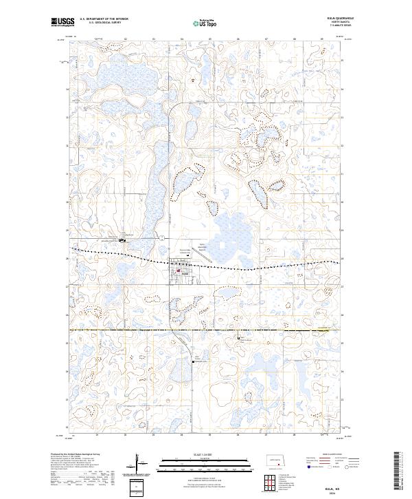 USGS Topographic Map – Kulm