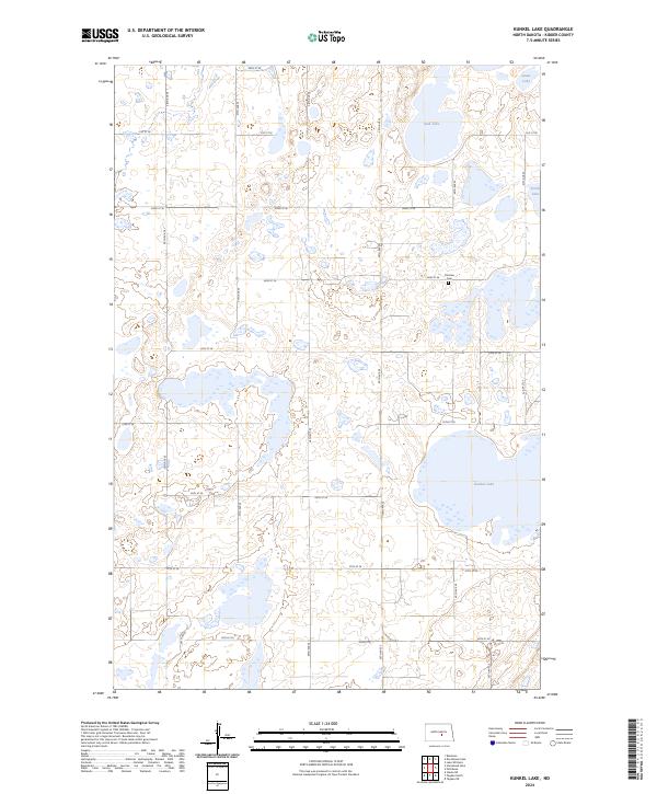 USGS Topographic Map – Kunkel Lake