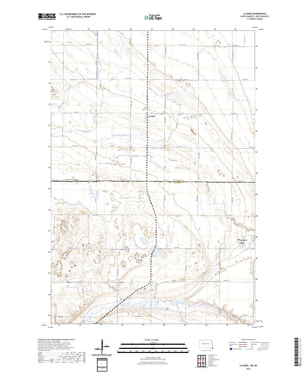 USGS Topographic Map – La Mars