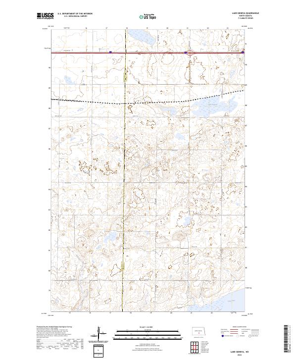 USGS Topographic Map – Lake Geneva