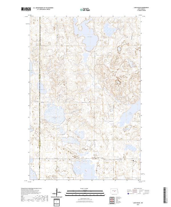 USGS Topographic Map – Lake Helen