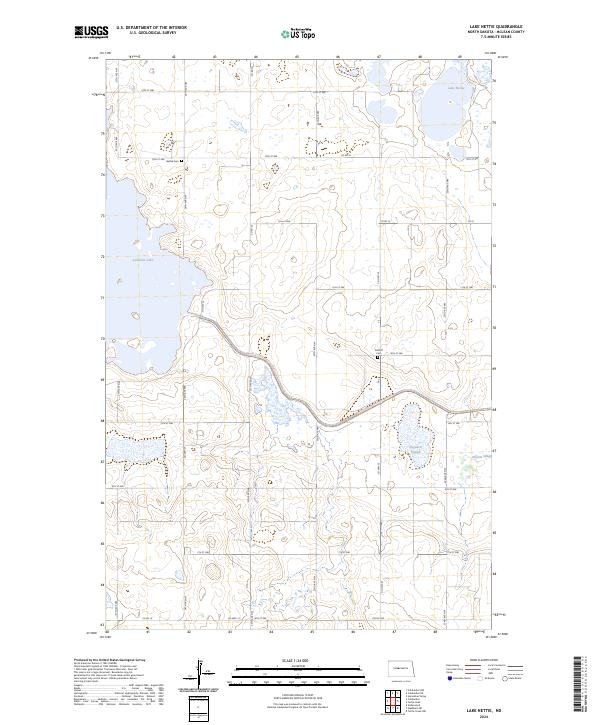 USGS Topographic Map – Lake Nettie
