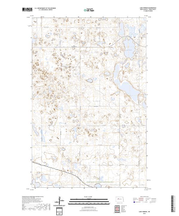 USGS Topographic Map – Lake Vernon