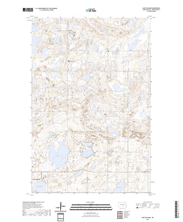 USGS Topographic Map – Lake Williams