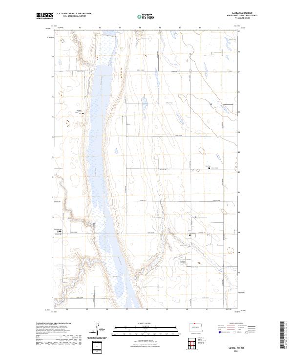 USGS Topographic Map – Landa