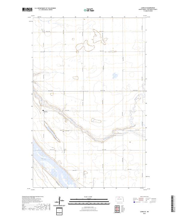USGS Topographic Map – Landa SE