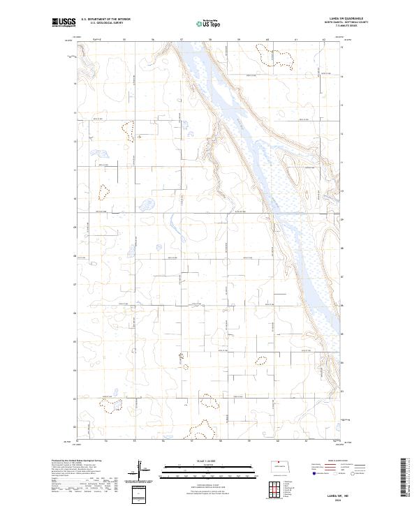 USGS Topographic Map – Landa SW