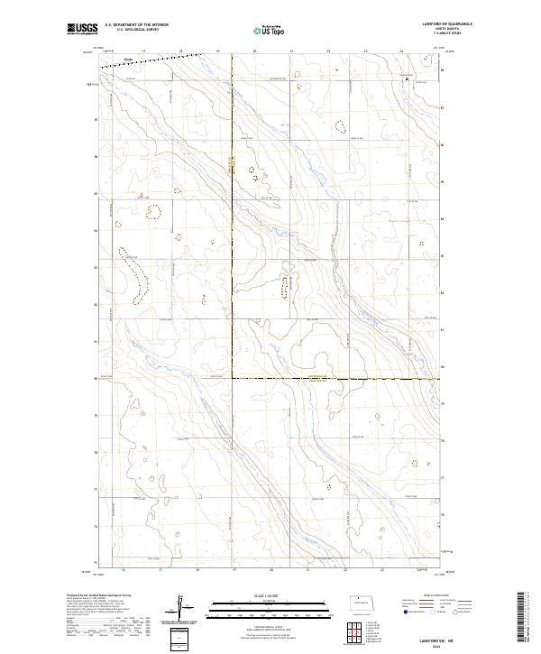 USGS Topographic Map – Lansford SW
