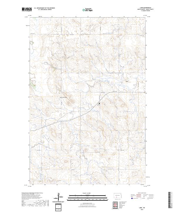USGS Topographic Map – Lark