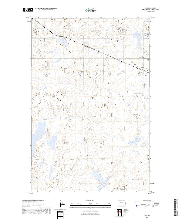 USGS Topographic Map – Leal