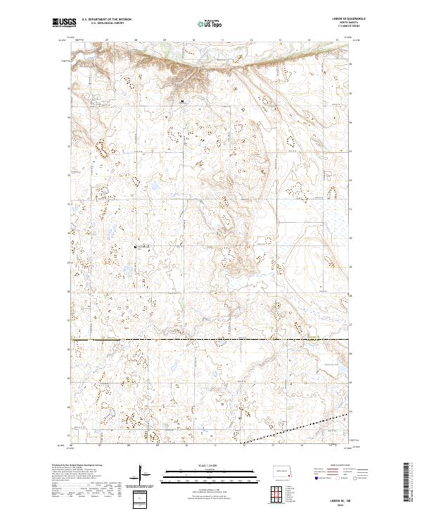 USGS Topographic Map – Lisbon SE