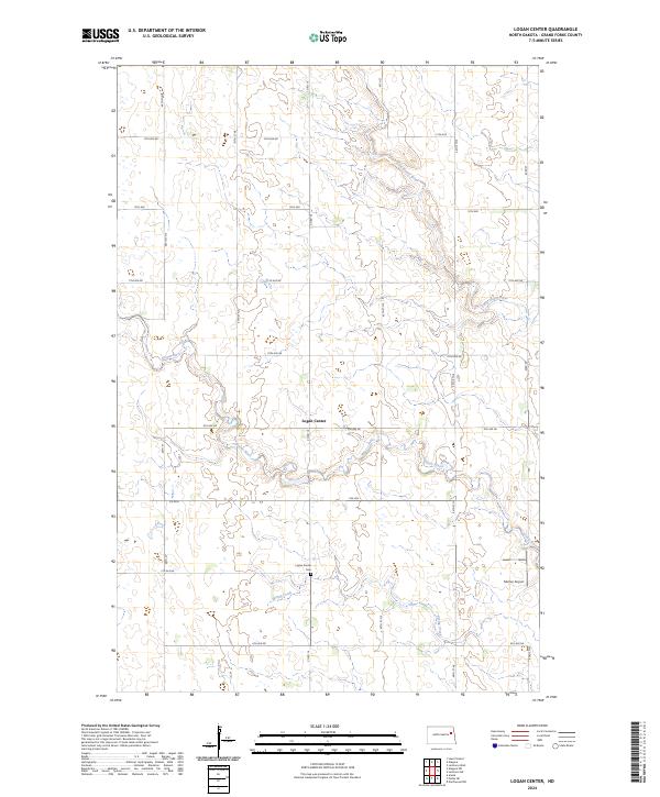 USGS Topographic Map – Logan Center