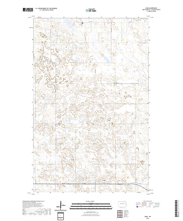 USGS Topographic Map – Loma