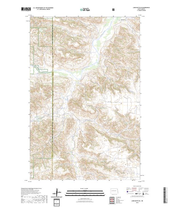USGS Topographic Map – Lone Butte SE