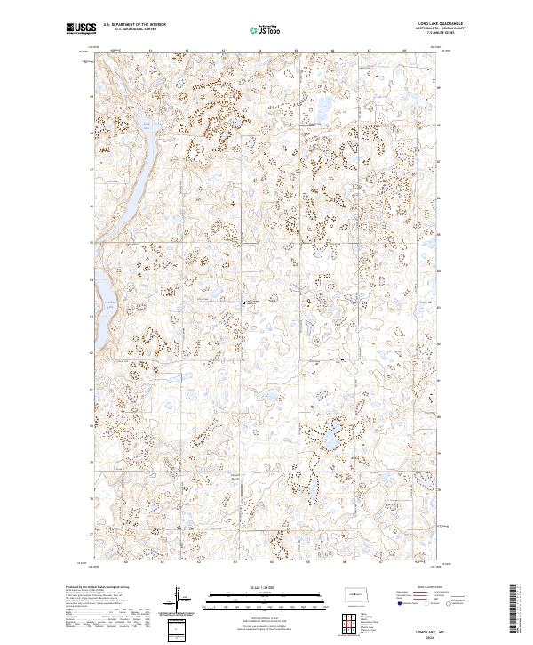 USGS Topographic Map – Long Lake