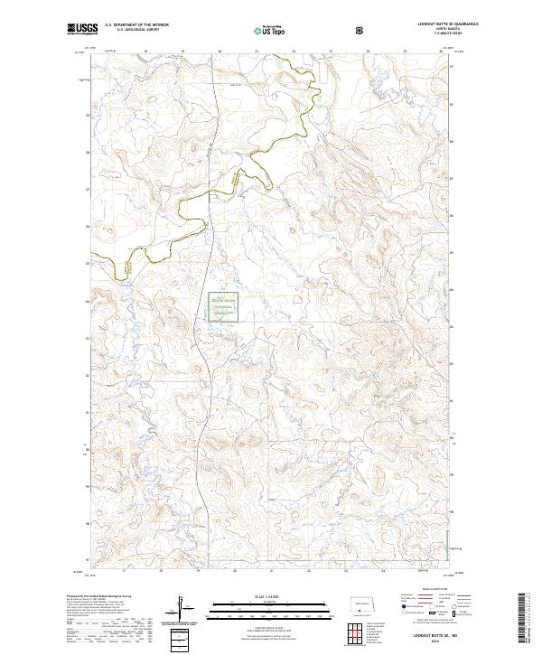 USGS Topographic Map – Lookout Butte SE