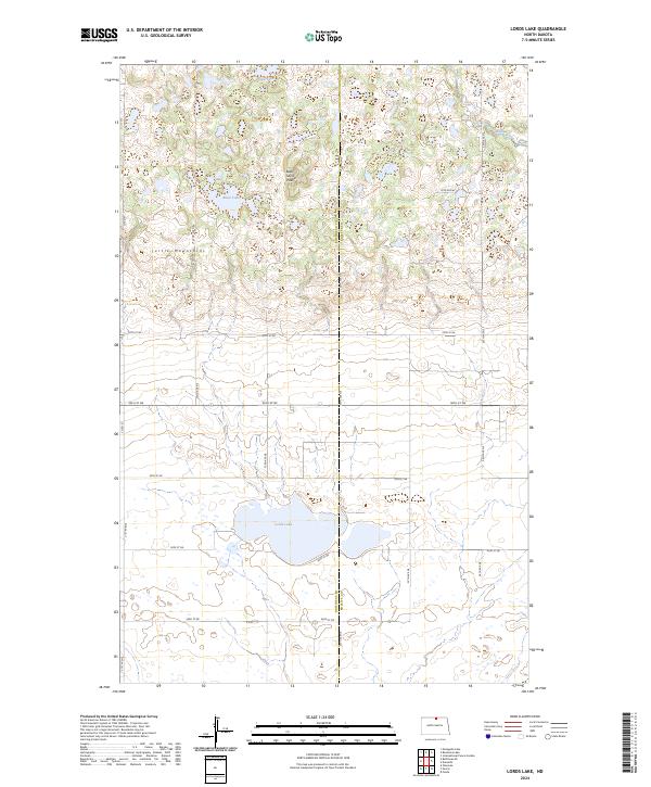 USGS Topographic Map – Lords Lake