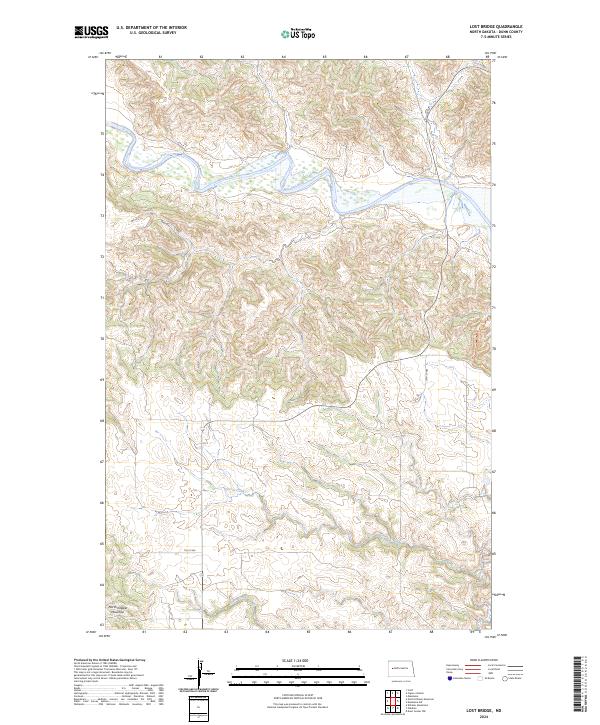 USGS Topographic Map – Lost Bridge