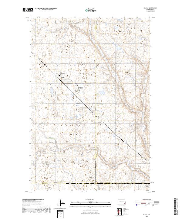 USGS Topographic Map – Lucca