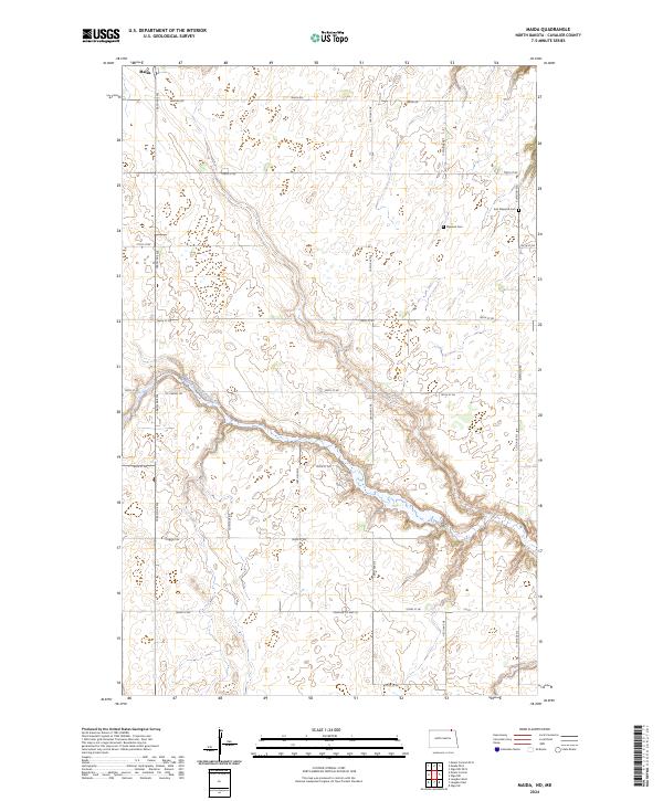 USGS Topographic Map – Maida