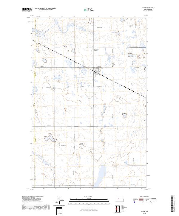 USGS Topographic Map – Makoti