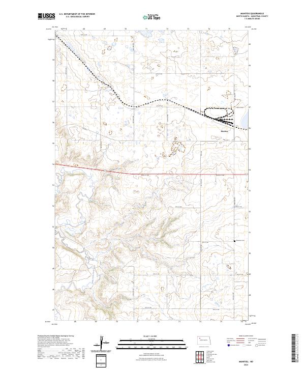 USGS Topographic Map – Manitou