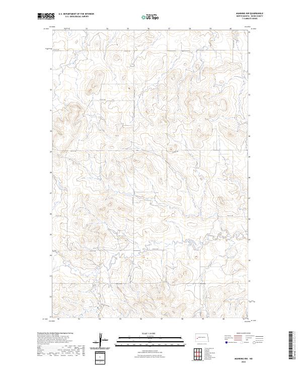 2024 Map of Manning NW, 2024 Print