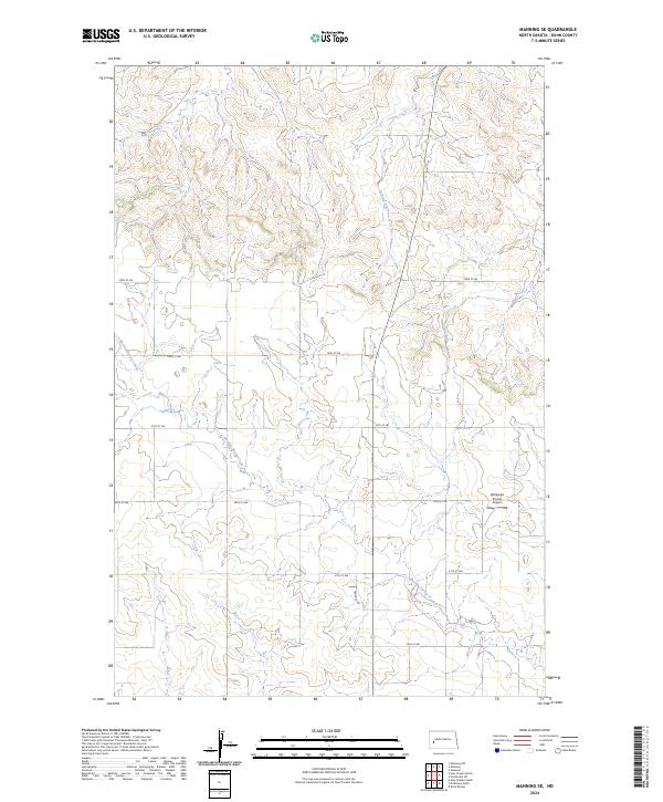 2024 Map of Manning SE, 2024 Print