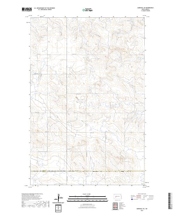 2024 Map of Marshall SE, 2024 Print
