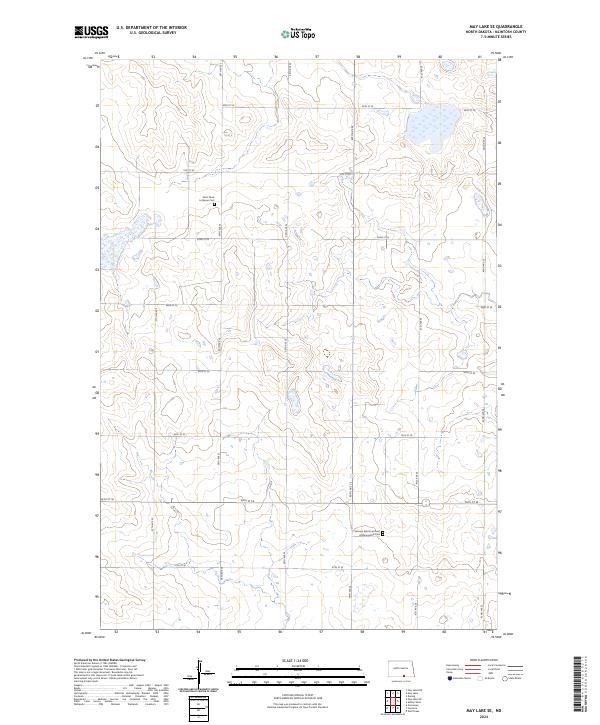 2024 Map of May Lake SE, 2024 Print