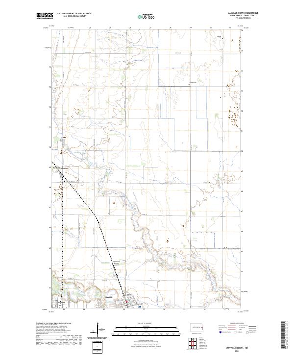 USGS Topographic Map – Mayville North