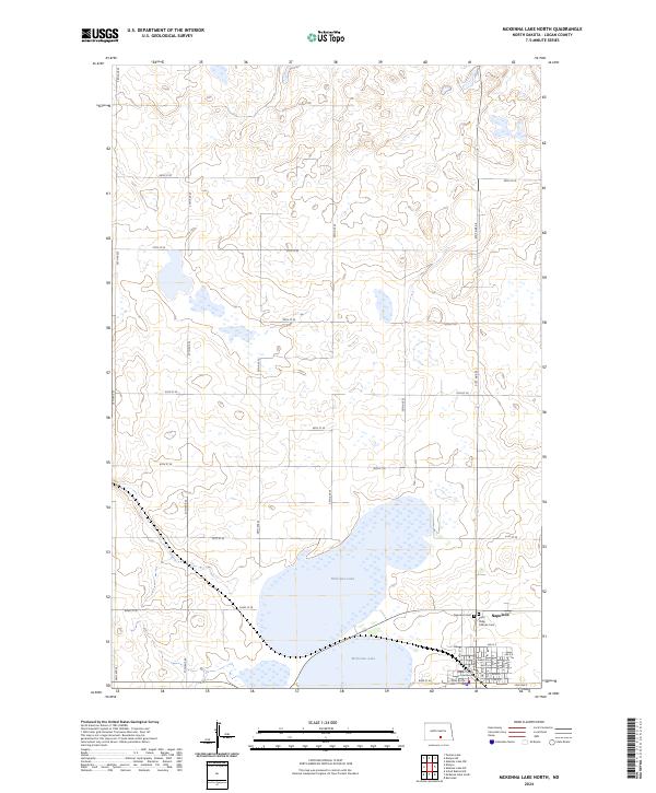 USGS Topographic Map – McKenna Lake North