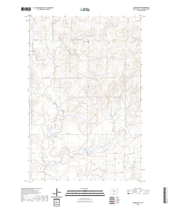 USGS Topographic Map – McKenzie NW