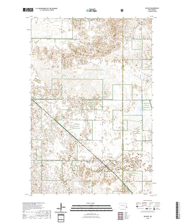 USGS Topographic Map – McLeod