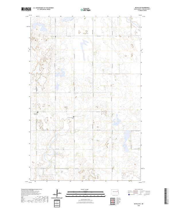 USGS Topographic Map – McVille SE