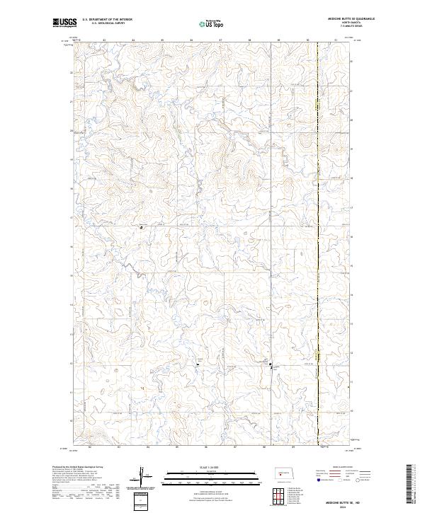 USGS Topographic Map – Medicine Butte SE