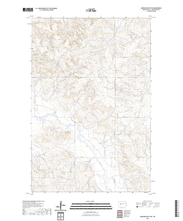2024 Map of Medicine Butte SW, 2024 Print
