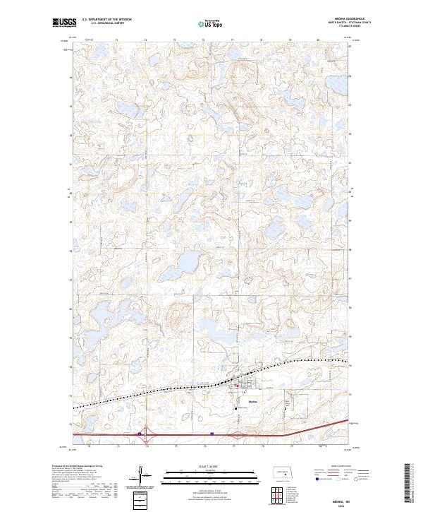 USGS Topographic Map – Medina