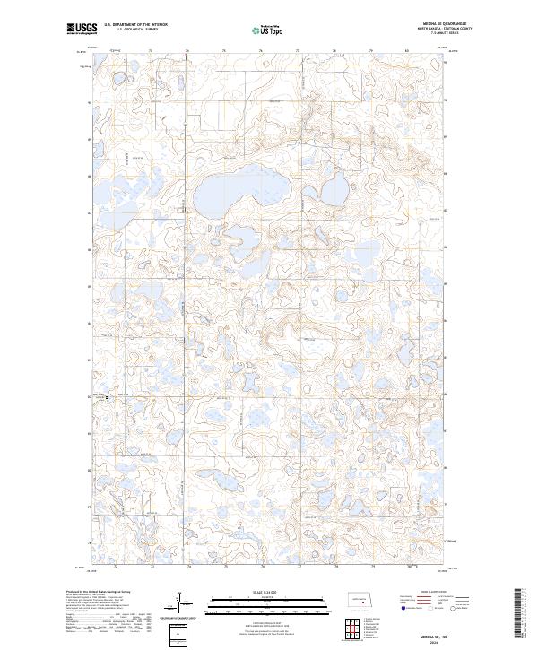 USGS Topographic Map – Medina SE