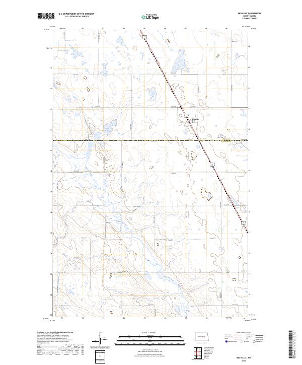 USGS Topographic Map – Melville