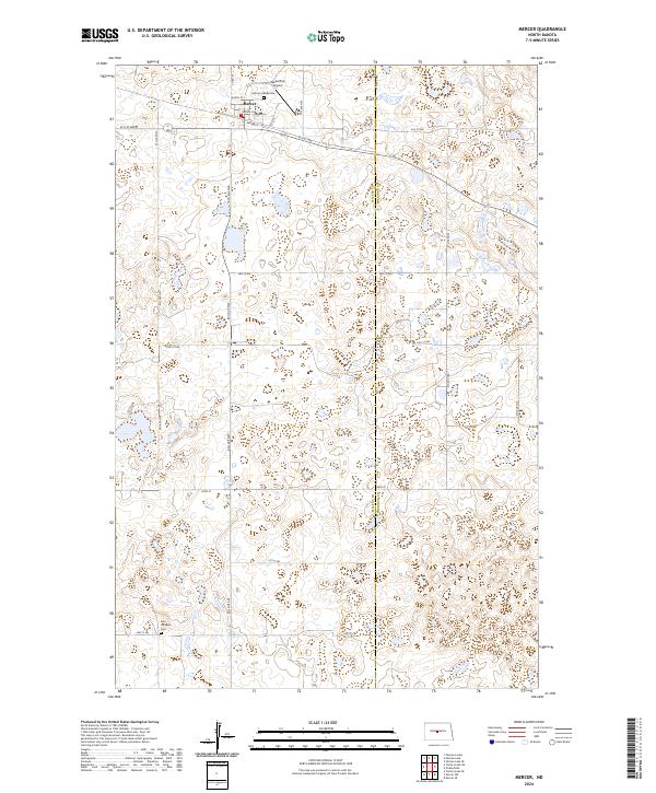 USGS Topographic Map – Mercer