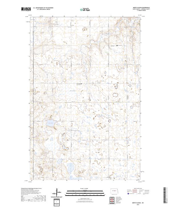 USGS Topographic Map – Mertz Slough
