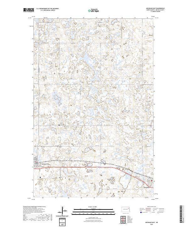 USGS Topographic Map – Michigan East