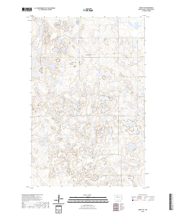 USGS Topographic Map – Minot SW