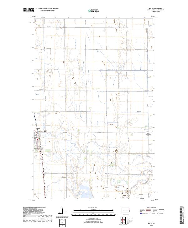USGS Topographic Map – Minto