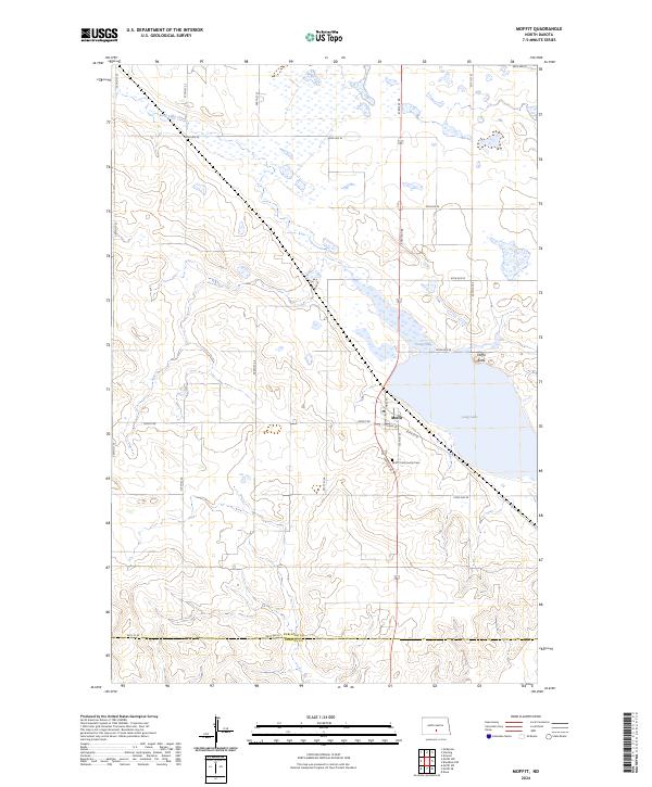 USGS Topographic Map – Moffit
