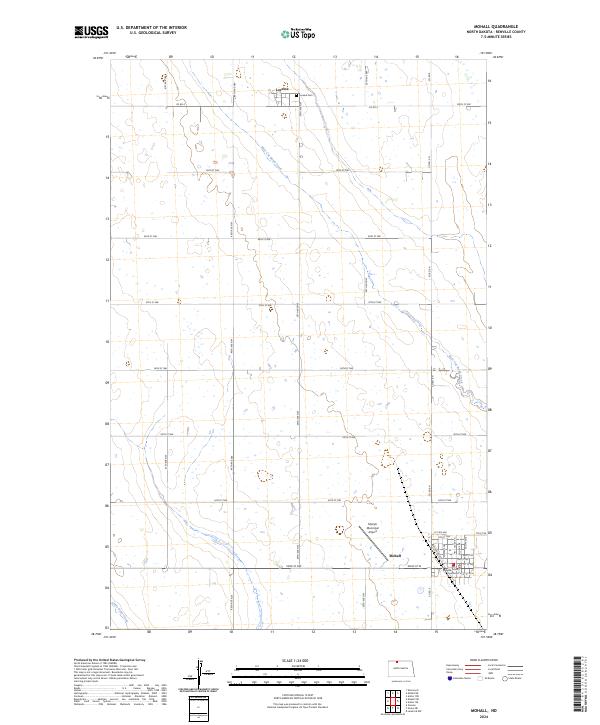USGS Topographic Map – Mohall