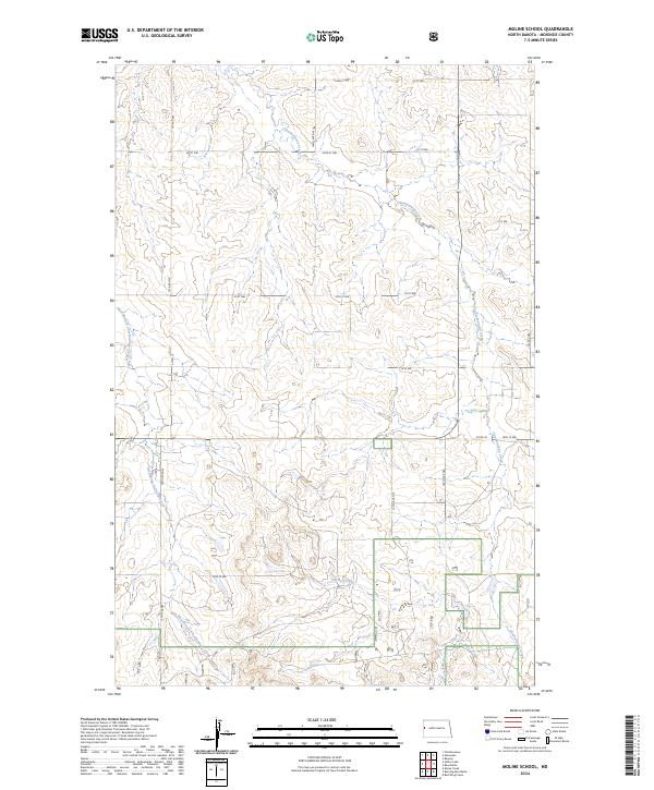 2024 Map of Moline School, 2024 Print